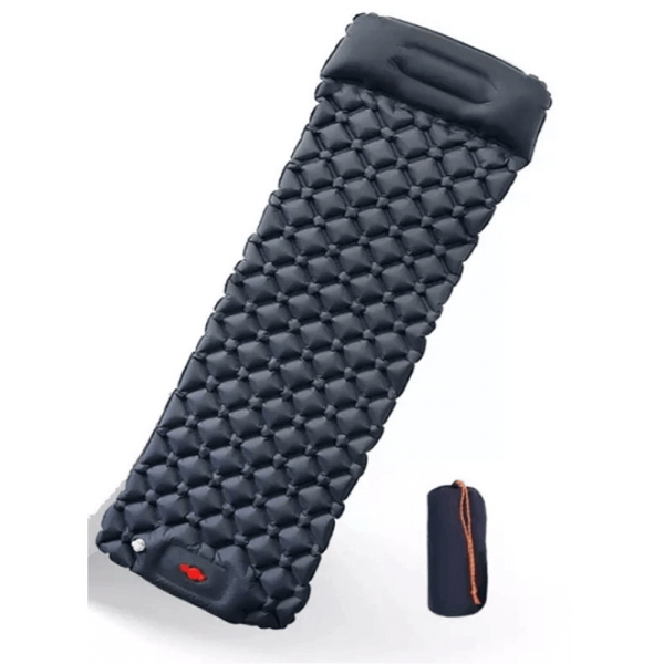 Туристичний надувний матрац (подушки + насос)