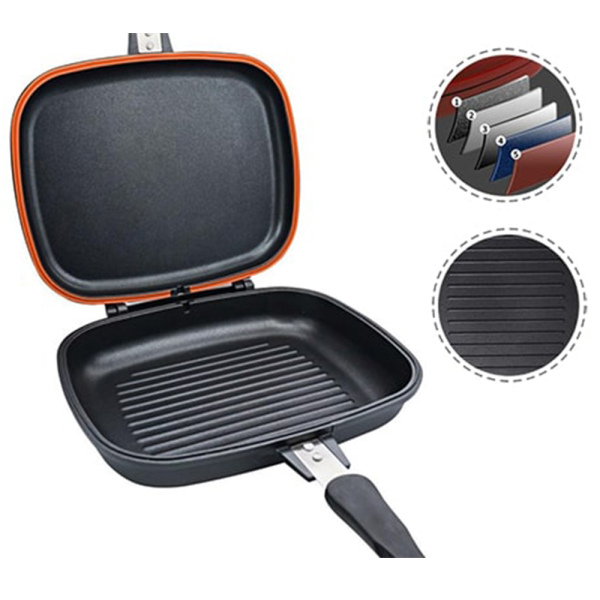 Двостороння антипригарна сковорода