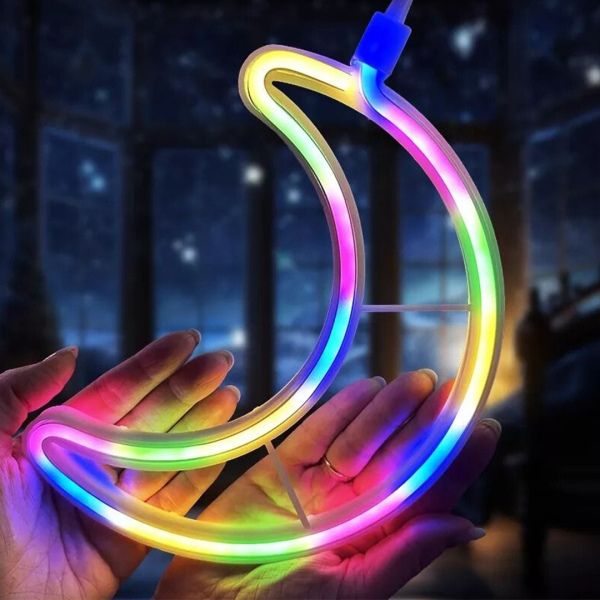 Світлодіодна гірлянда зірки та місяці