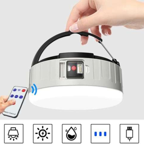 Кемпінговий ліхтар на сонячній батареї